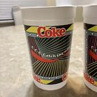 Lot Of 10 1980s Max Headroom Promo Coca Cola Plastic Drinking Cup Catch The Wave