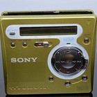 Sony Mz-r700 Green Minidisc Md Walkman Recorder Player Portable Tested Works   
