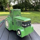Vintage John Deere Tractor Mailbox Fiberglass Metal 7550