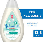 Johnson s Cottontouch Newborn Baby Body Wash   Shampoo  Gentle   Tear-free  Made