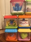 Fisher Price Peek A Block 8 Incrediblock Interactive Lot Bundle Cake Pie