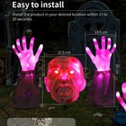 Halloween Outdoor Decoration Realistic Skeleton Zombie Lawn Stakes Scary Creepy