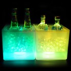 Ice Bucket Champagne Wine Drink Beer Ice Cooler Party 3 5l 6 Color Led Light