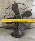 Whimsical Westinghouse 10    Brass Bladed Antique Fan vintage Art Deco Shroud