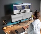 Vivo Triple Monitor Adjustable Desk Mount Stand  Heavy Duty  3 Screens Up To 30 