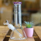 Hookah Water Pipe Heavy Glass 8 Inch Tobacco Bong W  Ice Catcher Beaker Flask
