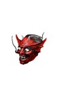 Iron Maiden The Number Of The Beast Cover Devil Mask Costume Accessory
