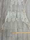 Lot Of Antique Edwardian Lace Textile Remnants Crochet Embroidered As Is Cream