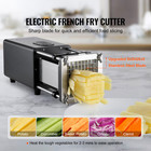 Electric French Fry Cutter Stainless Steel Potato Vegetable Slicer Chopper Black