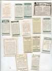 26 Tobacco Card Lot All Different Cards From All Different Sets