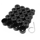 20-pack Wheel Lug Nut Bolt Cover Caps Locking Caps Set For Free Dismantle Tool