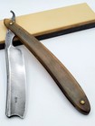 Antique Merit Victorian Sheffield Straight Razor Shoulderless 6 8 Shave-ready