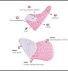 Girl 3pcs Bib   3pcs Burp Cloth Set