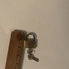 Vintage  2    Brass Padlock With 3 Keys Unbranded