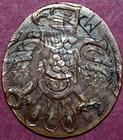 1900 Indian Cent  Counterstamp With Thunderbirds Crafted By Astoria Artist