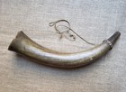      Early Carved Engraved  e B  Powder Horn French   Indian Revolutionary Rev War