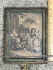 18    Antique Baroque 1800s Victorian French Hand Held Gold Colored Mirror Frame