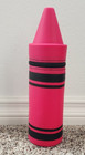 Crayon Shaped Zipper Silicone Pencil Pen Crayons Pouch  Red Blue Green Or Yellow