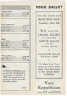 James Michael Curley Sample Ballot On 1938 Massachusetts  r  Ticket Flyer