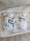 Cloud Island Baby Girl Sleep N Play 3 Pack Zip Up Sz 3-6 M Trees New
