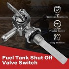 2 Pcs Fuel Tank Shut Off Valve Generator Atv Dirt Bike Mini Bike