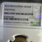 2016 Macedonia Denar Sheepdog Ngc Brilliant Uncirculated