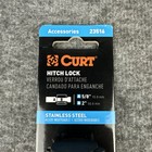 Curt 5 8in Trailer Hitch Lock Barbell Stainless Fits 2in Receiver 23516