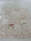 2 Simply Shabby Chic Vintage Pink Curtain Valances 14x53    Patchwork Set