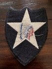 Post Wwii Ww2 Us Army 2nd Infantry Division Patch 10 Feather-indian Head Div