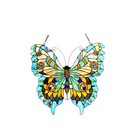 Stained Glass Window Panel Tiffany Style Butterfly Suncatcher   One This Price