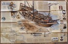Sunken Treasures   Treasures Of The World  National Geographic Map July 2001