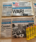 Lot Gulf War Desert Storm Us Iraq War Newspaper January 1991 1158th Guard Wi