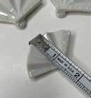 Chopstick Rest Set Of 6 White Fans
