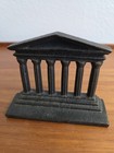 Vintage Cast Iron Parthenon Bookend Small Table Decoration 4  Wide 585 Columns
