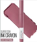 Maybelline Super Stay Ink Crayon 25 Stay Exceptiona Long Lasting Matte Lip Color