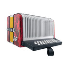 Hohner Corona Ii Gcf Accordion - Pearl Red - Open Box