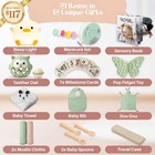 New Baby Gift Basket 21-piece Set   Refined Newborn Baby Gift Set For Boy   Girl