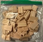 Dollhouse Shingles Square End 200 Pieces Light Wood 1 12 Scale Real Good Toys
