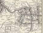 1911 Denver And Rio Grande Railroad System Map Vintage Railway Map 3213