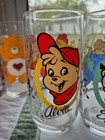 Set Of 4 Vintage 1985 Alvin And The Chipmunks   Chipettes Drinking Glasses