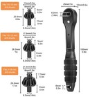 2-in-1 Ratchet Drill Chuck Key Wrench Universal Drill Chuck Key Replacement Tool