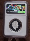 2017 Australia Dragon   Phoenix High Relief 1 Oz  9999 Fine Silver Proof Pf69