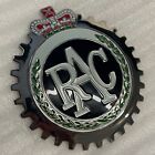 Rac Royal Automotive Club Car Club Grill Badge 1960s Vintage Style Emblem