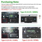 3hwpp Laptop Battery For Dell Latitude 5401 5410 5411 5501 Precision 3541 3551