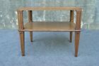 Vintage Baker Furniture Regency Walnut Burl Inlaid Side End Table 