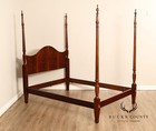 Hickory Chair Co  Georgian Style Queen Size Mahogany Four Poster Bed