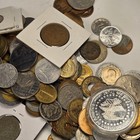      World Coins Lot 3oz     Mixed Old Vintage Foreign Circulated  Collection Read