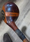 Antique Vtg Cw  Hackney Atlantic City 2 Tone Hickory Wood Shaft Golf Club Driver
