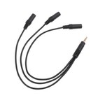 3 5mm 1 Male 3 Female Stereo Splitter Headphone Jack Extender