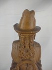 16  Hand Crafted Wood Figure Of An Old Man pheasant hobo Folk Art Rustic Decor